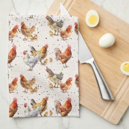 Toalha de cozinha de frango