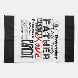 Toalha de cozinha do dia dos pais