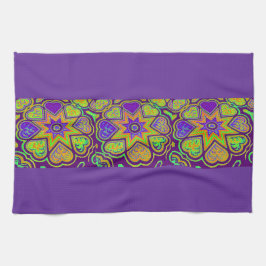 Toalha de cozinha "Paixão Roxo"