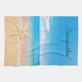 Toalha de Cozinha Personalizada à Beira-Mar