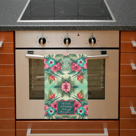 Toalha de Cozinha Personalizável Bright Tropics