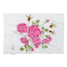 Toalha de cozinha Red Rose