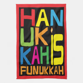 Toalha de Despedida "Hanukkah é Funukkah"
