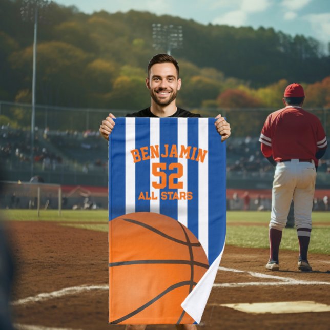 toalha de esportes de basquete, toalha de banho de (Criador carregado)