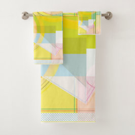 Toalha de Forma Geométrica de Linha
