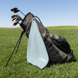 Toalha de Golfe Azul Personalizada à Luz de Estrel