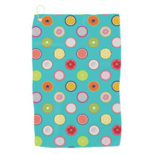 Toalha de golfe de Fruta tropical