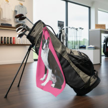 Toalha de Golfe The Fairway Pup Boston Terrier