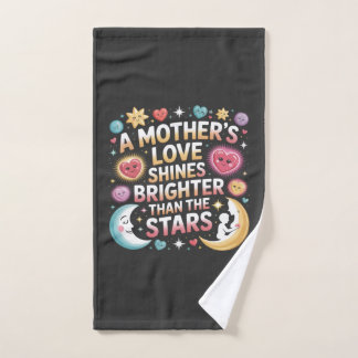 Toalha De Mão A Mother's Love Shines Brighter Than The Stars