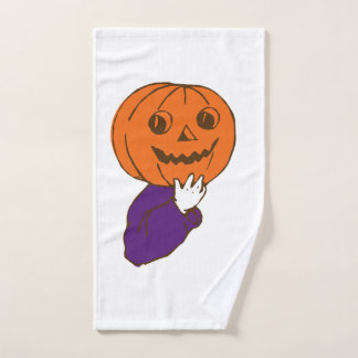 Toalha De Mão Abóbora de Halloween                  