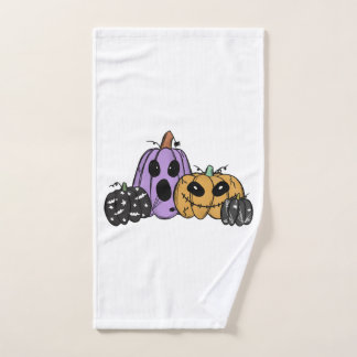 Toalha De Mão Abóbora de Halloween