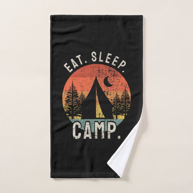 Toalha De Mão Acampamento - Acampamento do Sono (Toalha de mão)