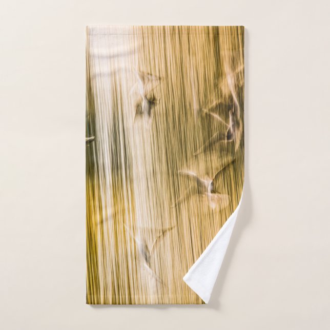 Toalha De Mão Agulhas voadoras - abstrato (Toalha de mão)