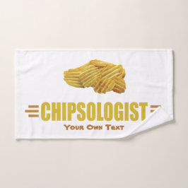 Toalha De Mão Amantes de Batata Frita Engraçados