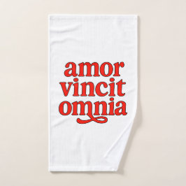 Toalha De Mão Amor vincit omnia