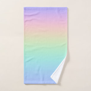 Toalha De Mão Arco-íris pastel