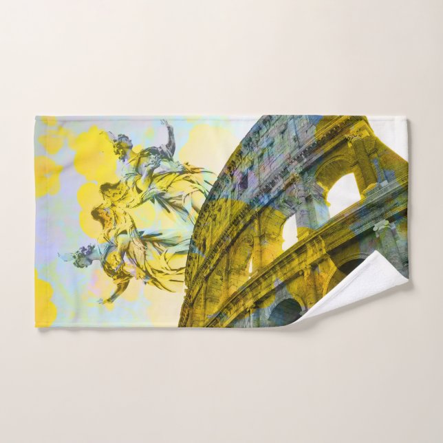 Toalha De Mão Arte legal dos elementos de Roma em sentido de mod (Toalha de mão)