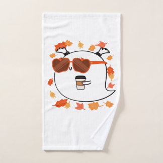 Toalha De Mão Autumn Vibes Cute Ghost Classic T-Shirt