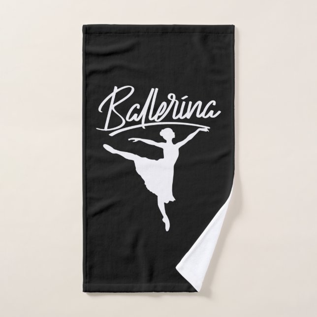 Toalha De Mão Ballerina Dancer (Toalha de mão)