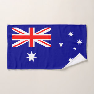 Toalha De Mão Bandeira Australiana Patriótica