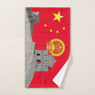 Toalha De Mão Bandeira chinesa