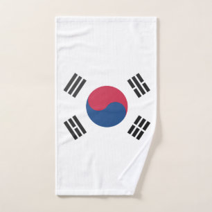 Toalha De Mão Bandeira coreana sul