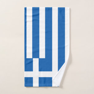 Toalha De Mão Bandeira da Grécia da bandeira grega