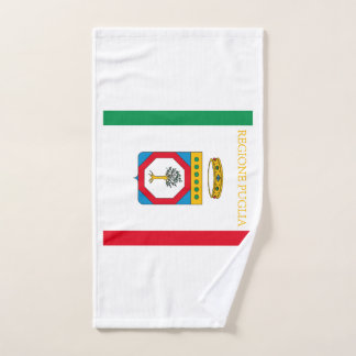 Toalha De Mão bandeira da Puglia (região italiana)