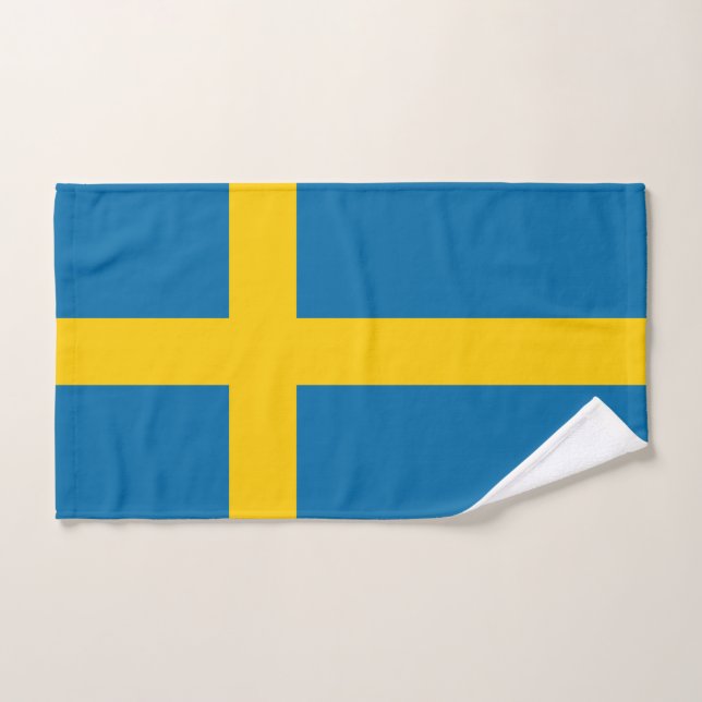 Toalha De Mão Bandeira da Suecia (Toalha de mão)