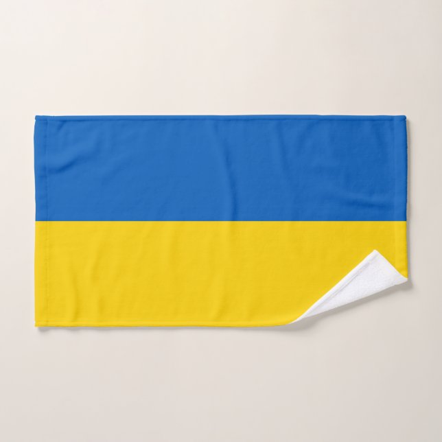 Toalha De Mão Bandeira da Ucrânia (Toalha de mão)