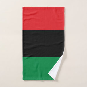 Toalha De Mão Bandeira da UNIA Pan-Africana
