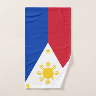 Toalha De Mão Bandeira das Filipinas Bandeira Filipina