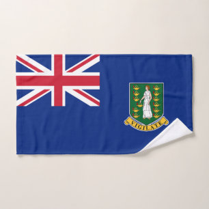Toalha De Mão Bandeira das Ilhas Virgens Britânicas
