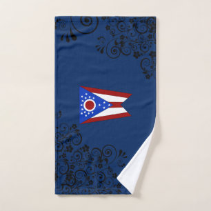 Toalha De Mão bandeira de Ohio