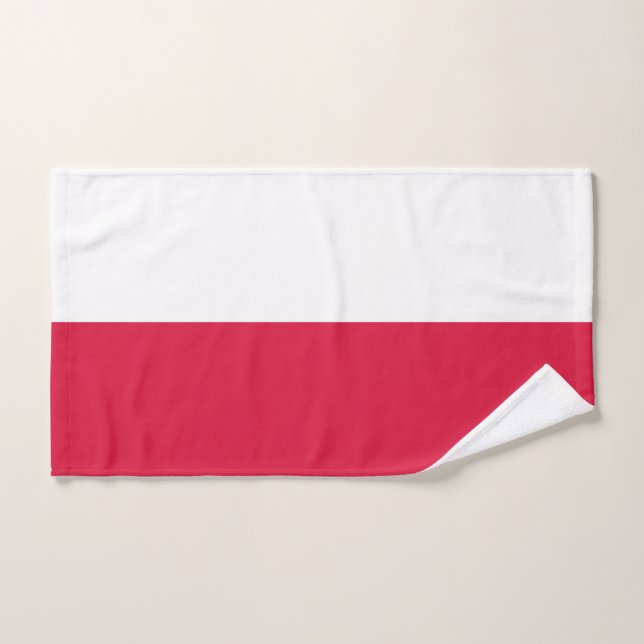 Toalha De Mão Bandeira de Polônia (Toalha de mão)