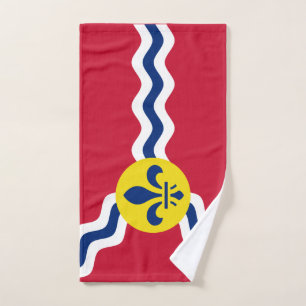 Toalha De Mão Bandeira de St Louis, Missouri