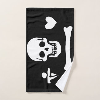 Toalha De Mão Bandeira Pirata Stede Bonnet Jolly Roger