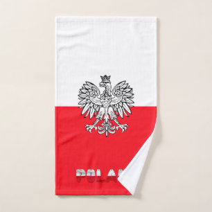 Toalha De Mão Bandeira polonesa