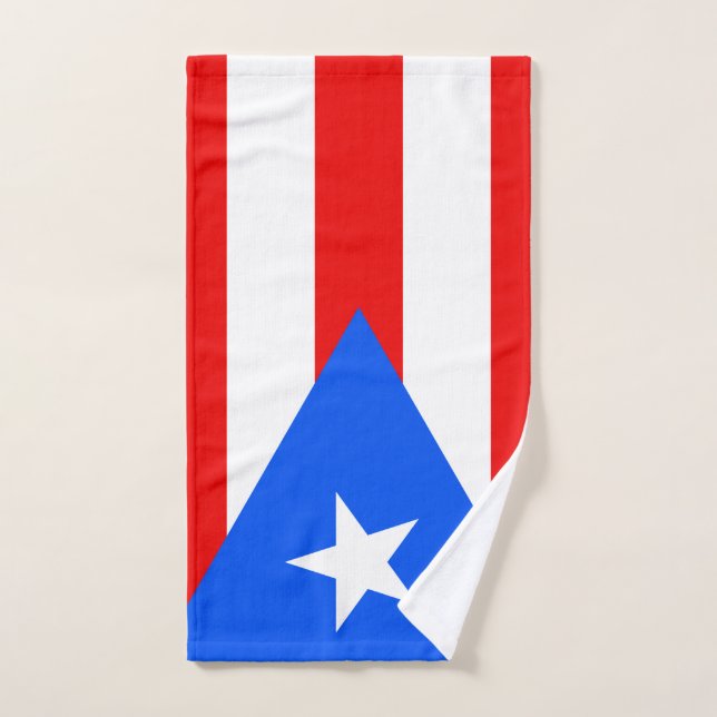 Toalha De Mão Bandeira Porto Rico (Toalha de mão)