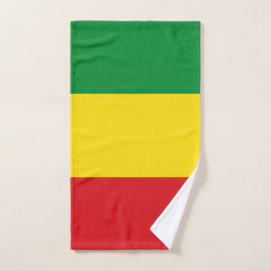 Toalha De Mão Bandeira Rastafarian Rasta etíope