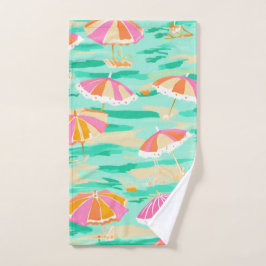 Toalha De Mão Beach Umbrella Summer Hand Towel