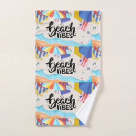 Toalha De Mão Beach Vibes Mand Towels por Sommer Hamilton