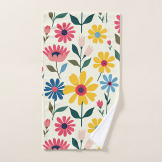 Toalha De Mão Bebê em Flor