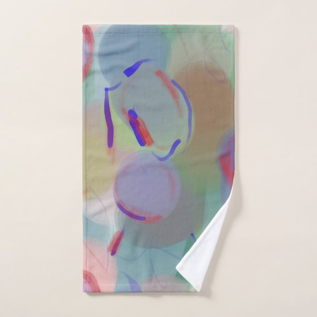 Toalha De Mão Bolhas abstratas (Toalha de mão)