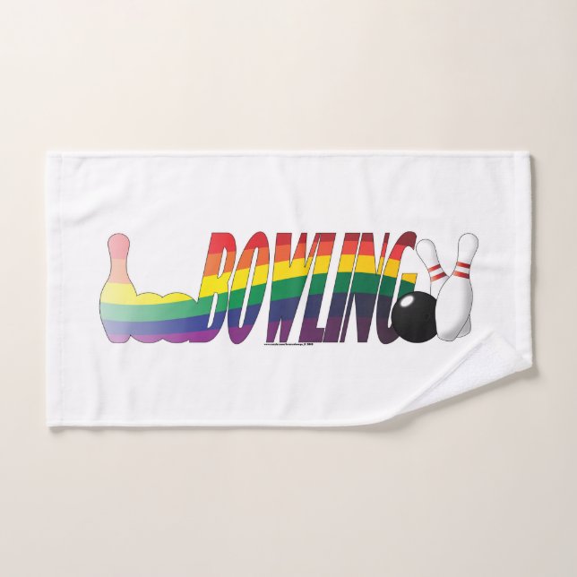 Toalha De Mão boliche Boliche gay (Toalha de mão)