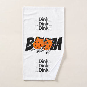 Toalha De Mão Bombas Laranja De Dink Dink Dink Boom De Bateria D