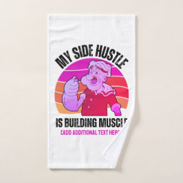 Toalha De Mão Bonito, meu monstro lateral está construindo ginás