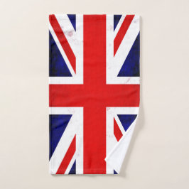 Toalha De Mão British Union Jack Flag