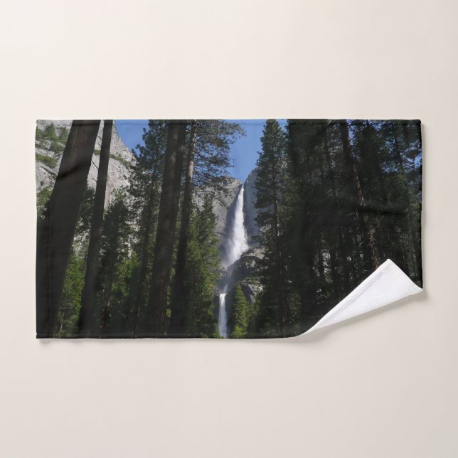 Toalha De Mão Cachoeira e Florestas de Yosemite (Toalha de mão)