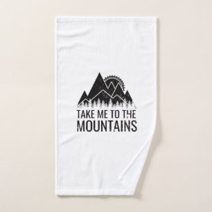 Toalha De Mão Caminho - Leva-Me Às Montanhas
